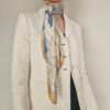 Foulard Hermès Charmes des plages normandes par Loic Dubigeon 1999