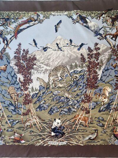 Carré Hermès Sichuan par Robert Dallet 1995