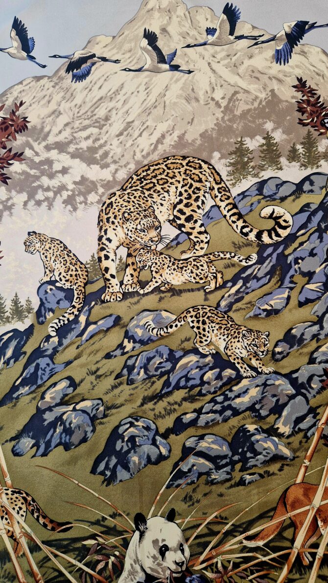 Carré Hermès Sichuan par Robert Dallet 1995