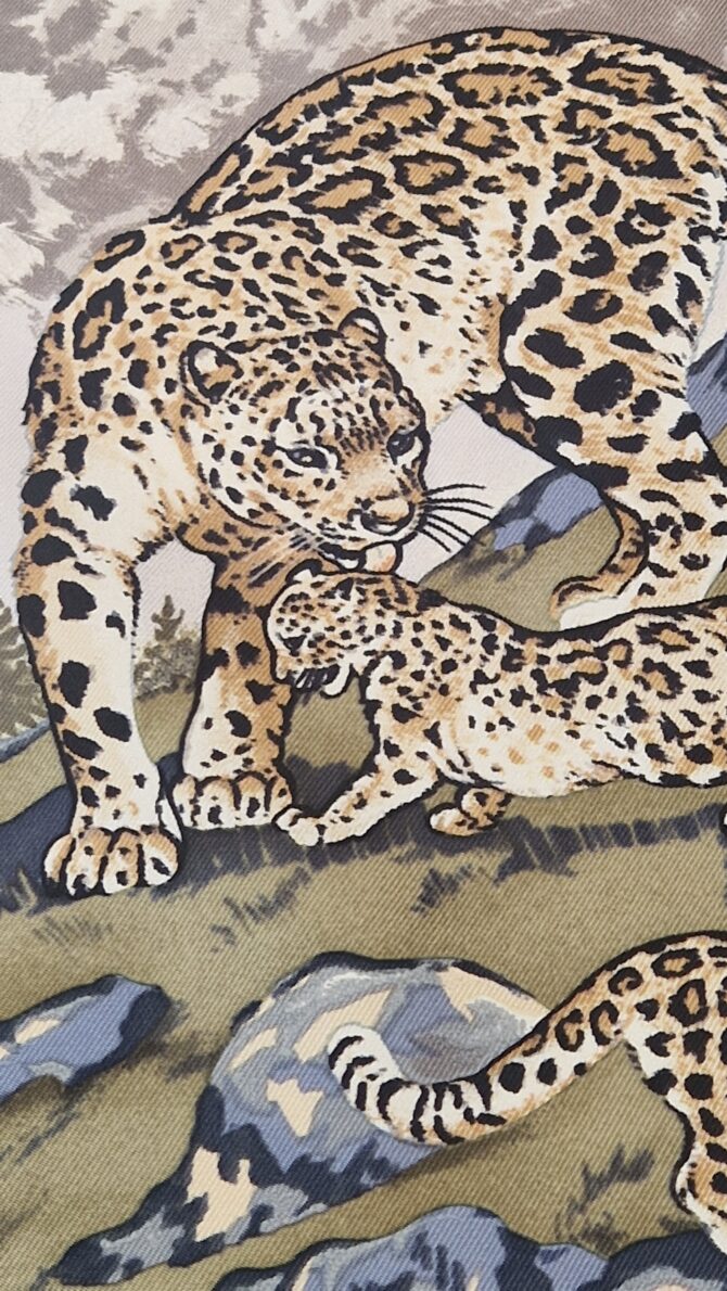 Carré Hermès Sichuan par Robert Dallet 1995