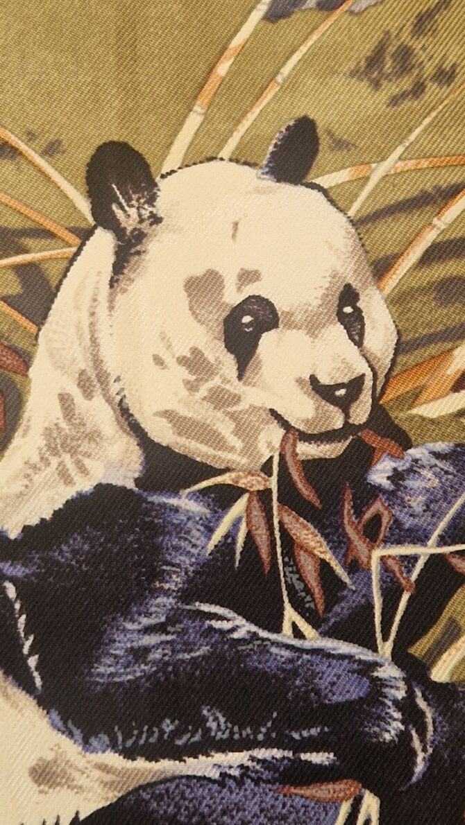 Carré Hermès Sichuan par Robert Dallet 1995