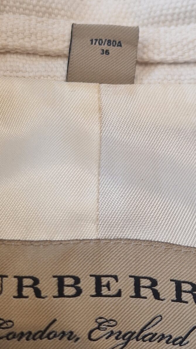 Blazer Burberry en lin et coton – Image 6