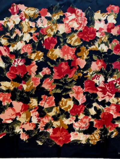 foulard lanvin castillo roses