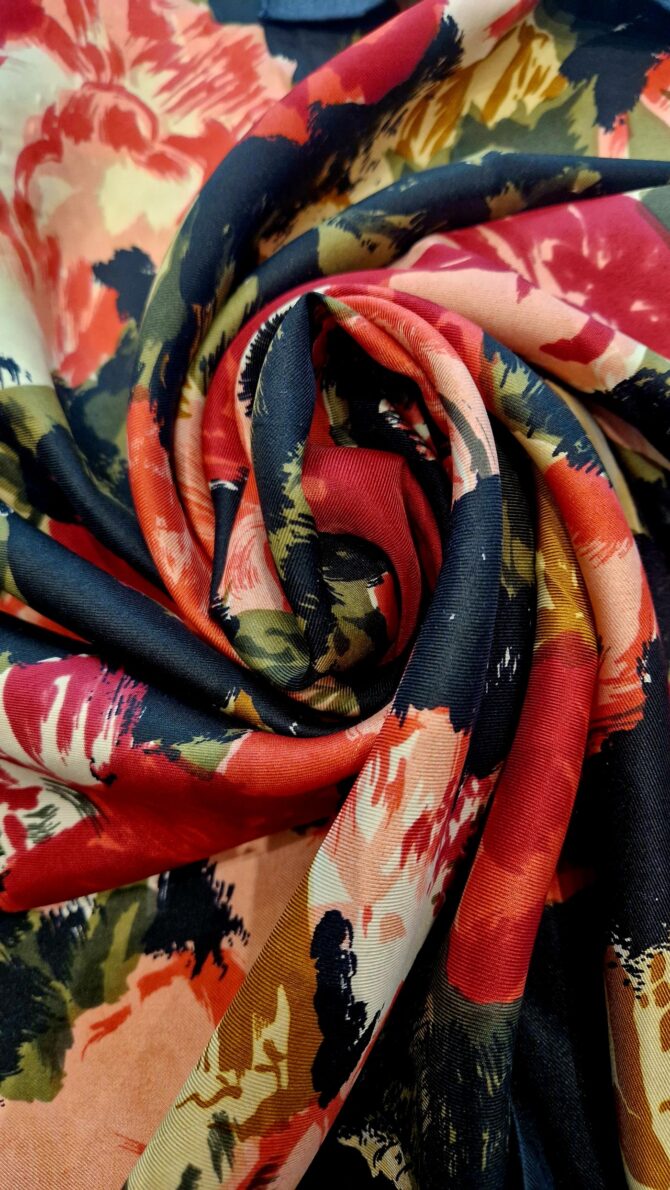 foulard lanvin castillo roses