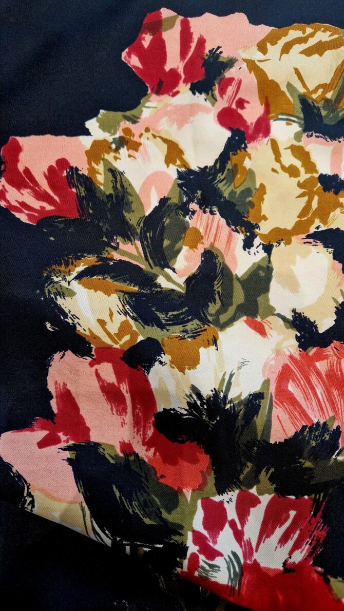 foulard lanvin castillo roses