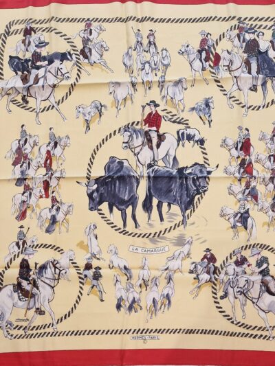 Carré Hermès La camargue par Lamotte