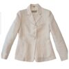Blazer Burberry en lin et coton