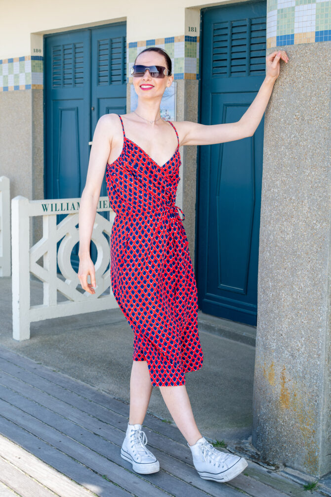 robe christian dior vintage beachwear