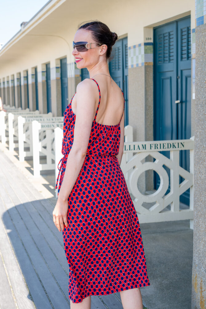 robe christian dior vintage beachwear