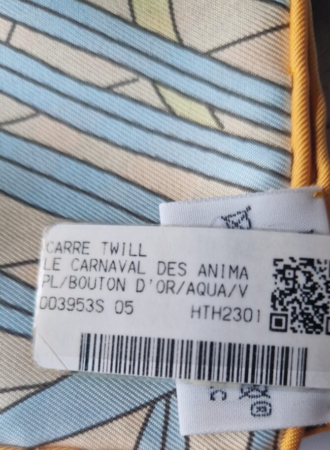 Carré Hermès Le carnaval des animaux par Thibaut Huchard – Image 8