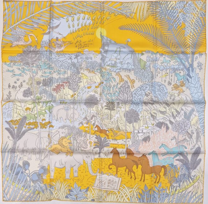 Carré Hermès Le carnaval des animaux par Thibaut Huchard – Image 3