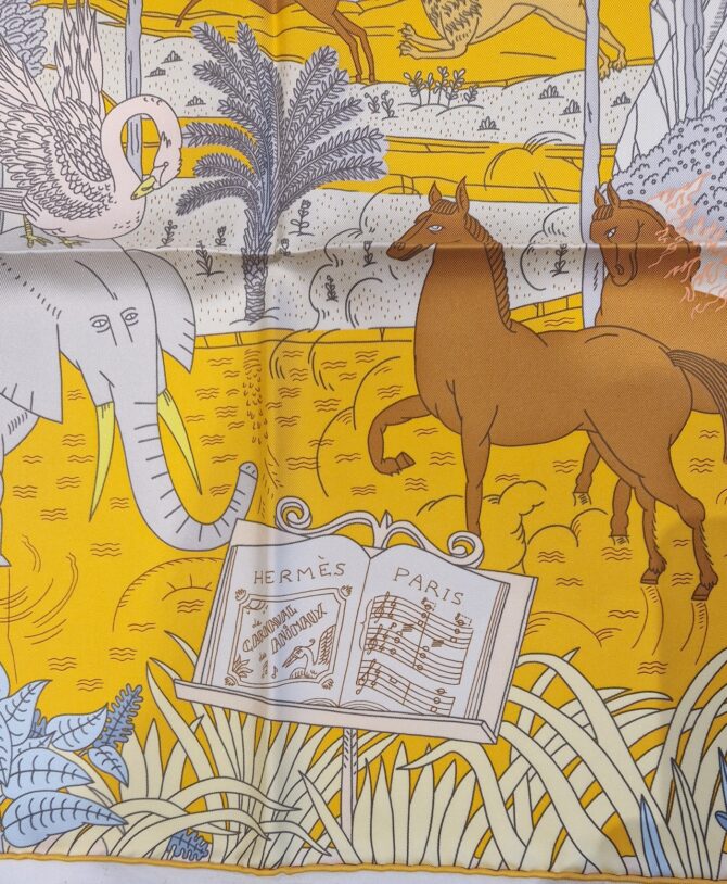 Carré Hermès Le carnaval des animaux par Thibaut Huchard – Image 2