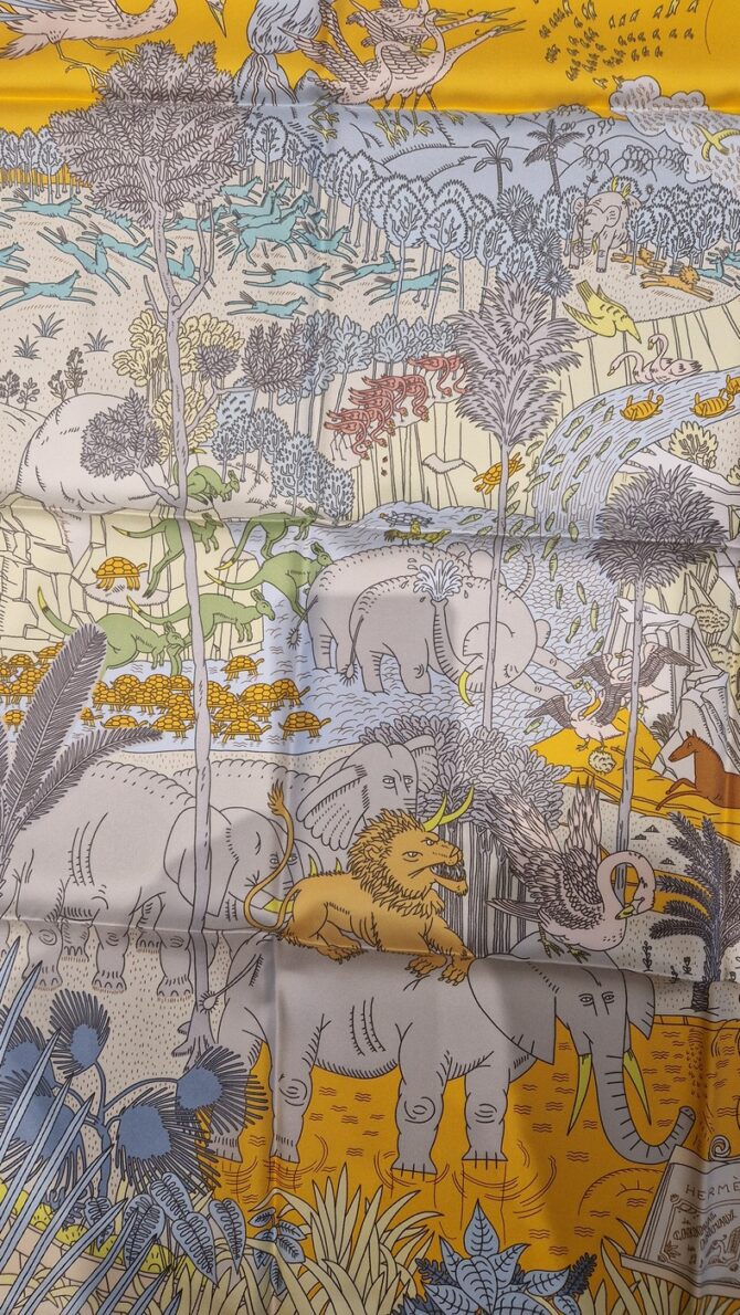 Carré Hermès Le carnaval des animaux par Thibaut Huchard – Image 5