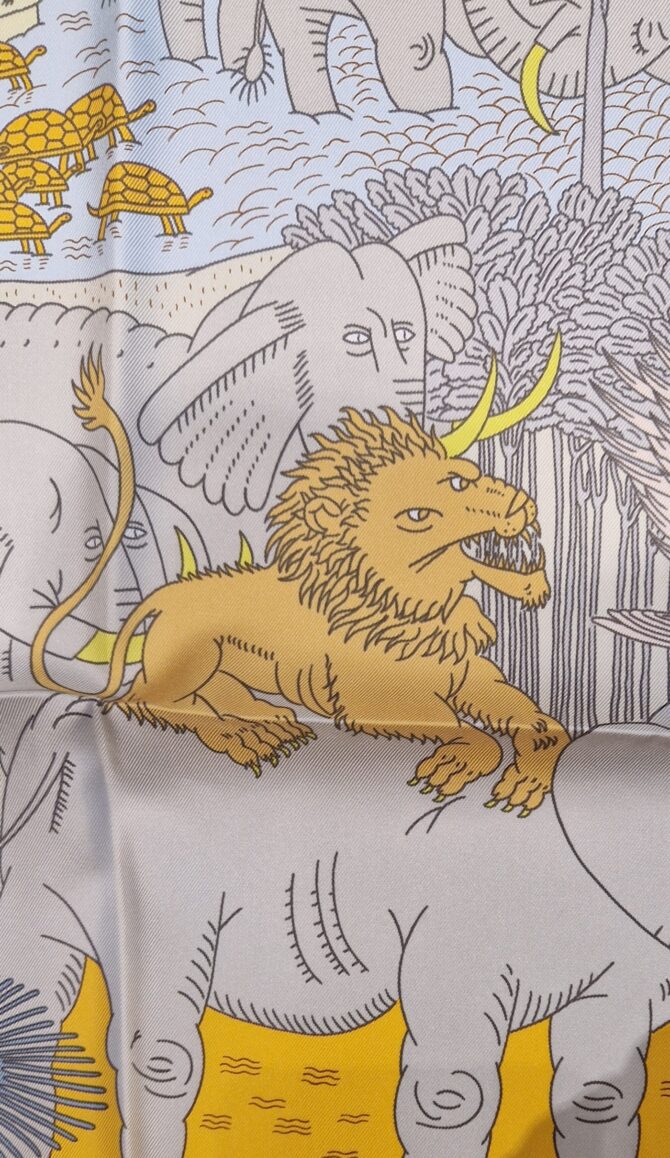 Carré Hermès Le carnaval des animaux par Thibaut Huchard – Image 6