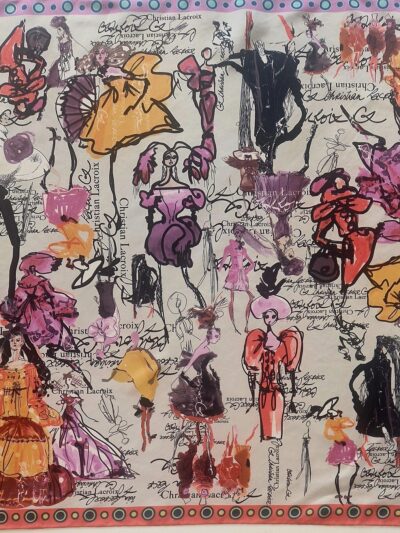 Carré en soie par Christian Lacroix