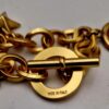 Collier vintage CELINE en métal doré et émaillé