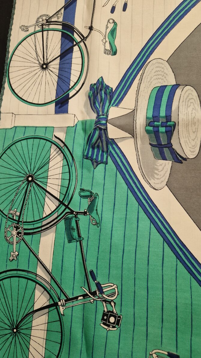 Carré Hermès Cycles  par Hugo Grykar 1953 – Image 4