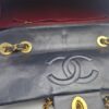 sac chanel timeless jumbo en agneau noir matelassé