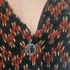 Gilet Chanel en tricot façon tweed - boutons siglés motif serrure