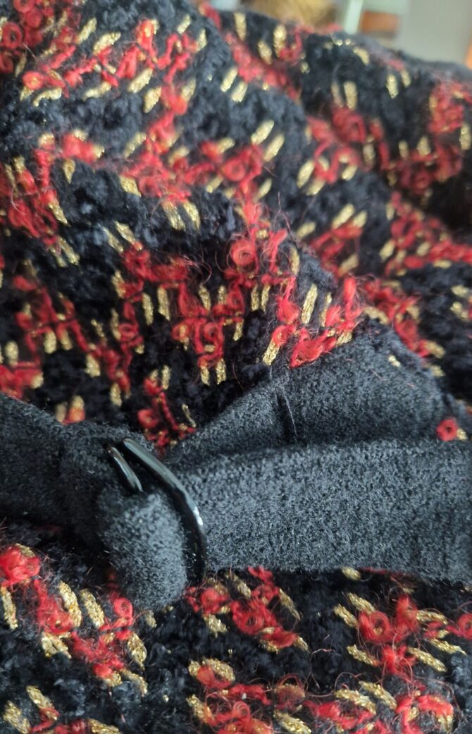 Gilet Chanel en tricot façon tweed – Image 7