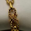 bracelet Bracelet vintage Céline – Chaîne torsadée en métal doré.