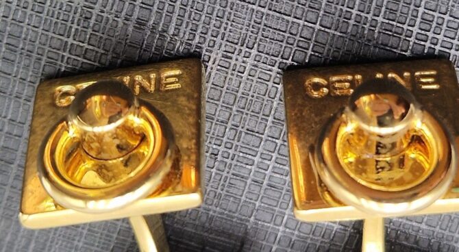 Boutons de manchettes CELINE vintage – Image 4