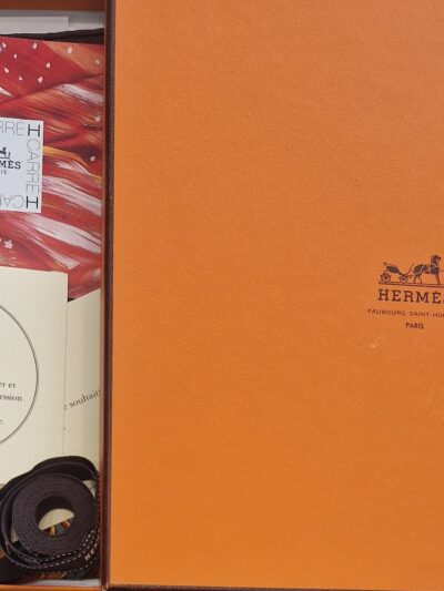 carré hermès par robert dallet jungle love avec boîte hermès et livret automne -hiver 2000-2001