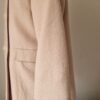 Manteau enfant Dior en laine et cachemire beige, profil