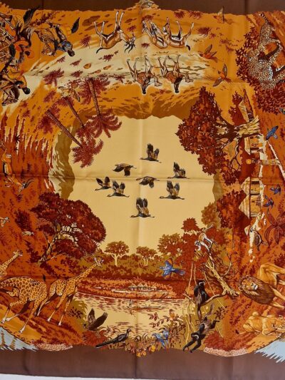 carré hermès africa par robert dallet