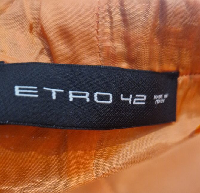 Tailleur jupe en tweed multicolore Etro – veste T.40 & jupe T.42 – Image 9