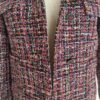Tailleur jupe Etro en tweed multicolore, vue de face – veste T.40 et jupe T.42