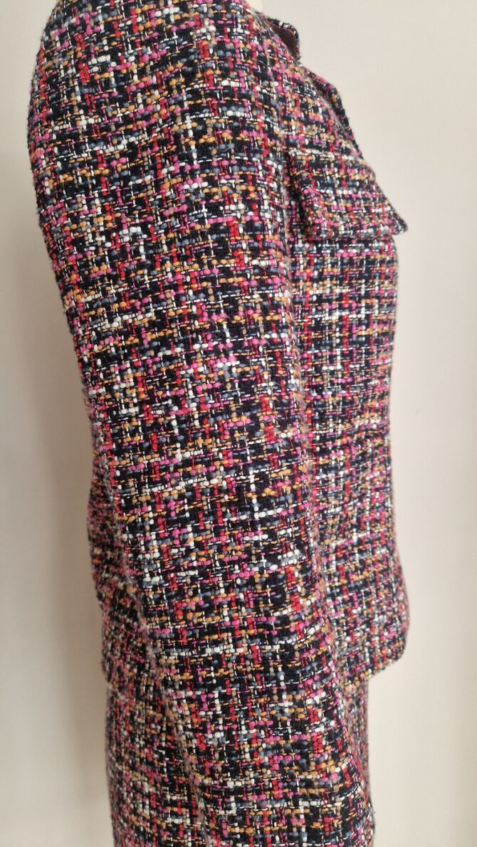 Tailleur jupe en tweed multicolore Etro – veste T.40 & jupe T.42 – Image 7