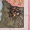 Signature Pierre Balmain Paris sur foulard en soie vintage. EN : Pierre Balmain Paris signature on vintage silk scarf.