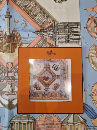 carré hermès charme des plages normandes