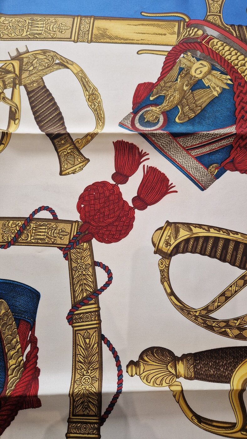 Carré Hermès Grand Uniforme par Joachim Metz 1985 – Image 4