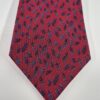 cravate-hermes-feuille-soie-fleur-rouge-bleu-pointe