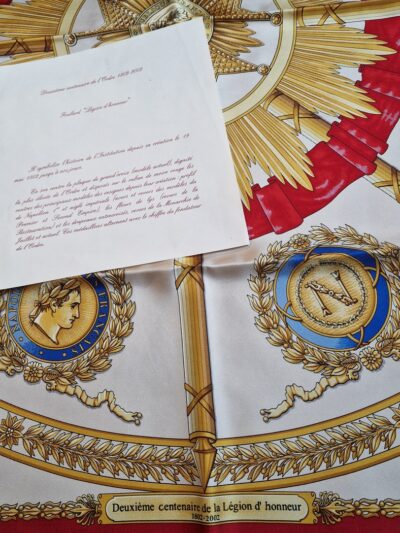 oulard commémoratif de la légion d'honneur bi-centenaire