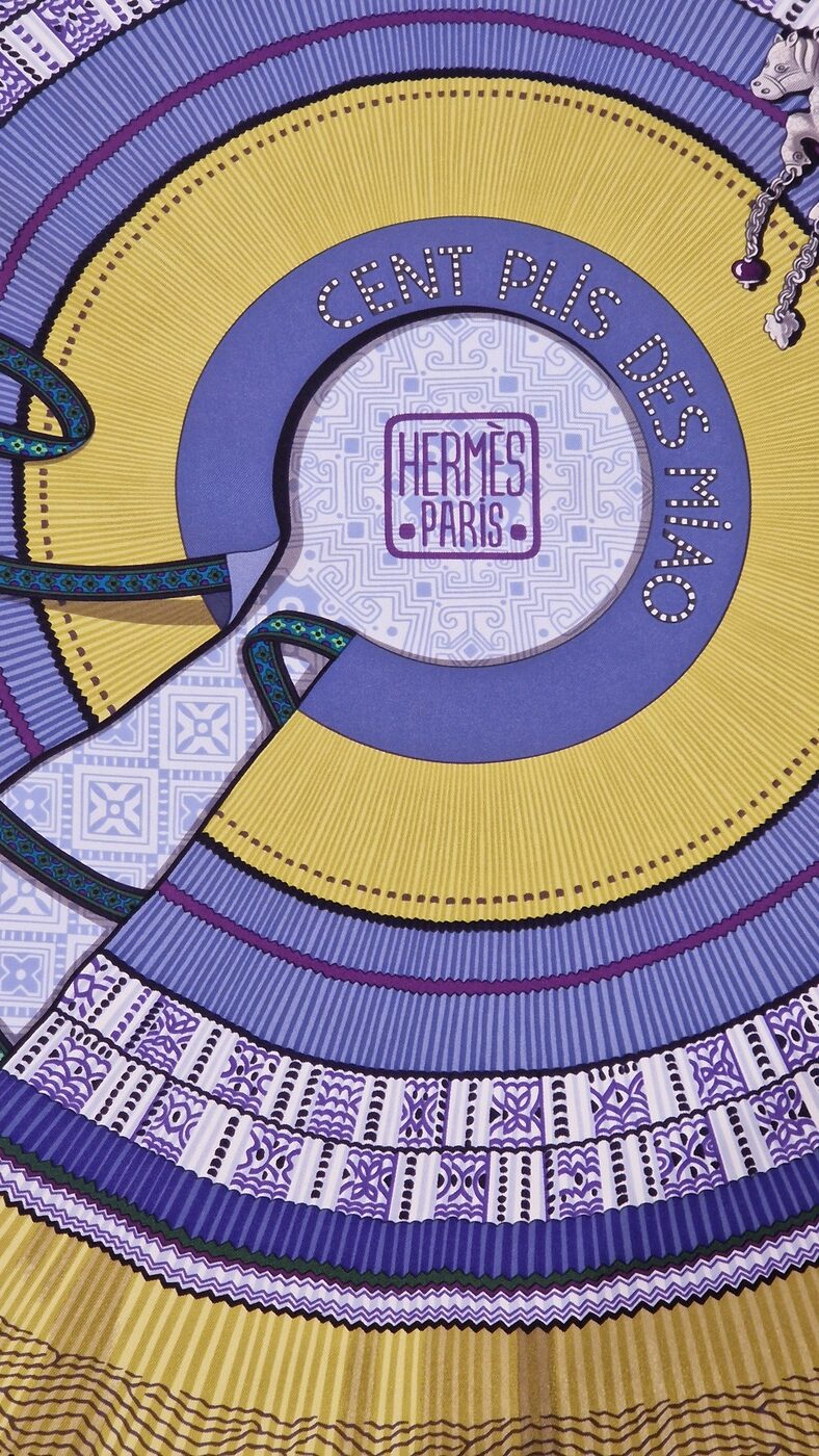 carre Hermès Cent Plis des Miao