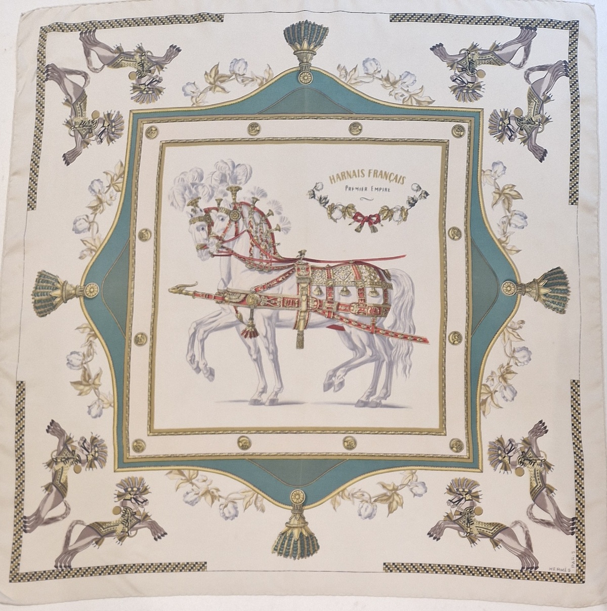 carré hermès harnais français premierempire par hugo grykar