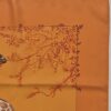 hermes-carre-les-girafes-robert-dallet-orange-occasion