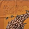 hermes-carre-les-girafes-robert-dallet-orange-occasion