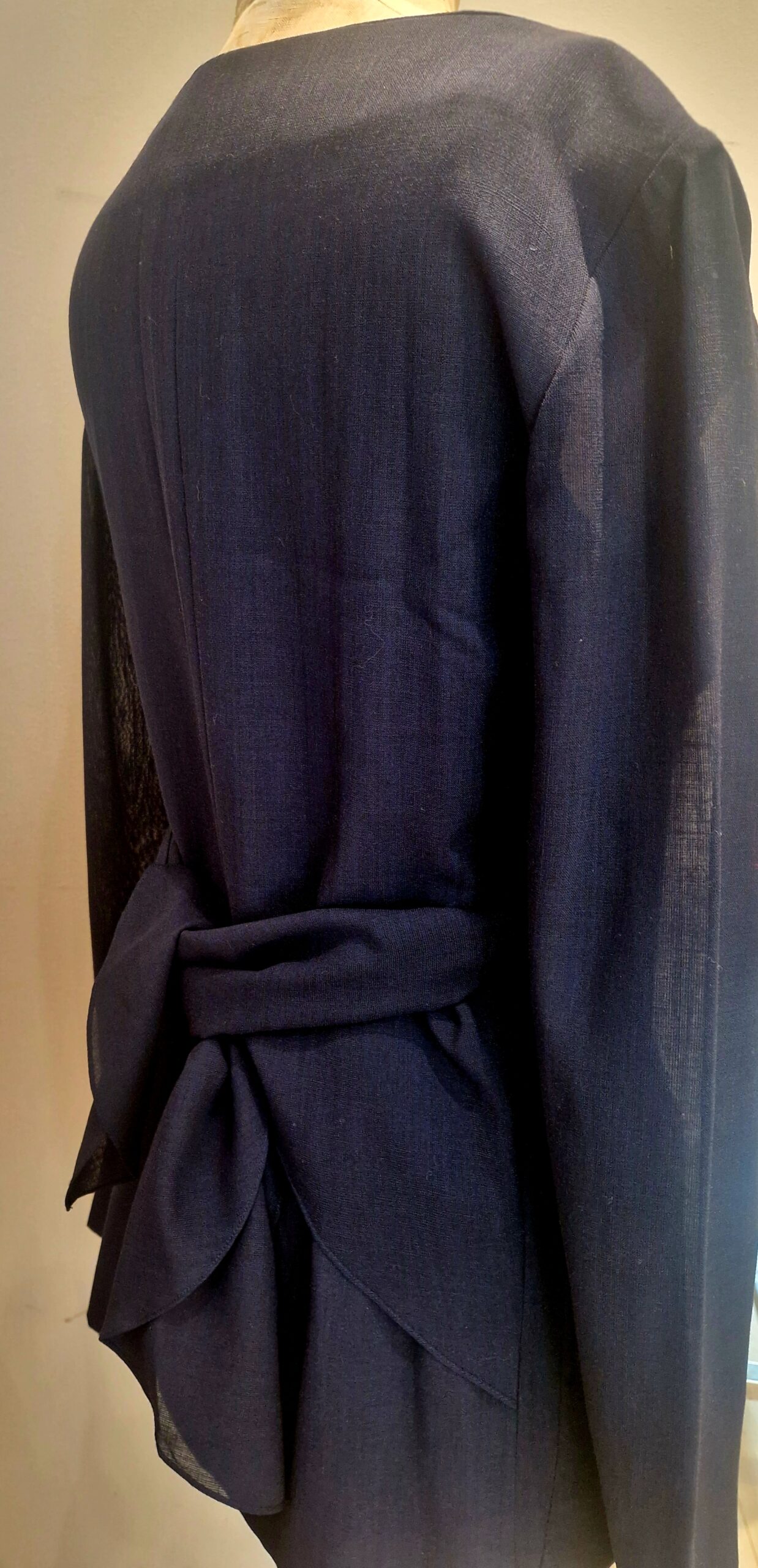 veste chanel bleu vintage