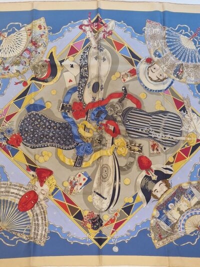 carré hermès au clair de la lune par sandra laroche