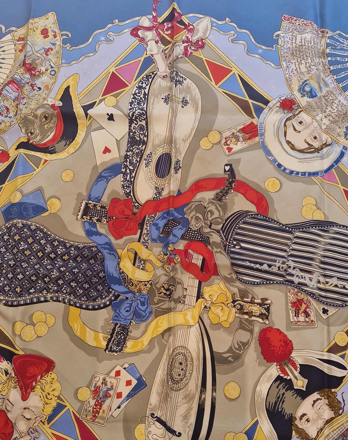 Carré Hermès Au clair de la lune – Sandra Laroche 2003 – Image 3