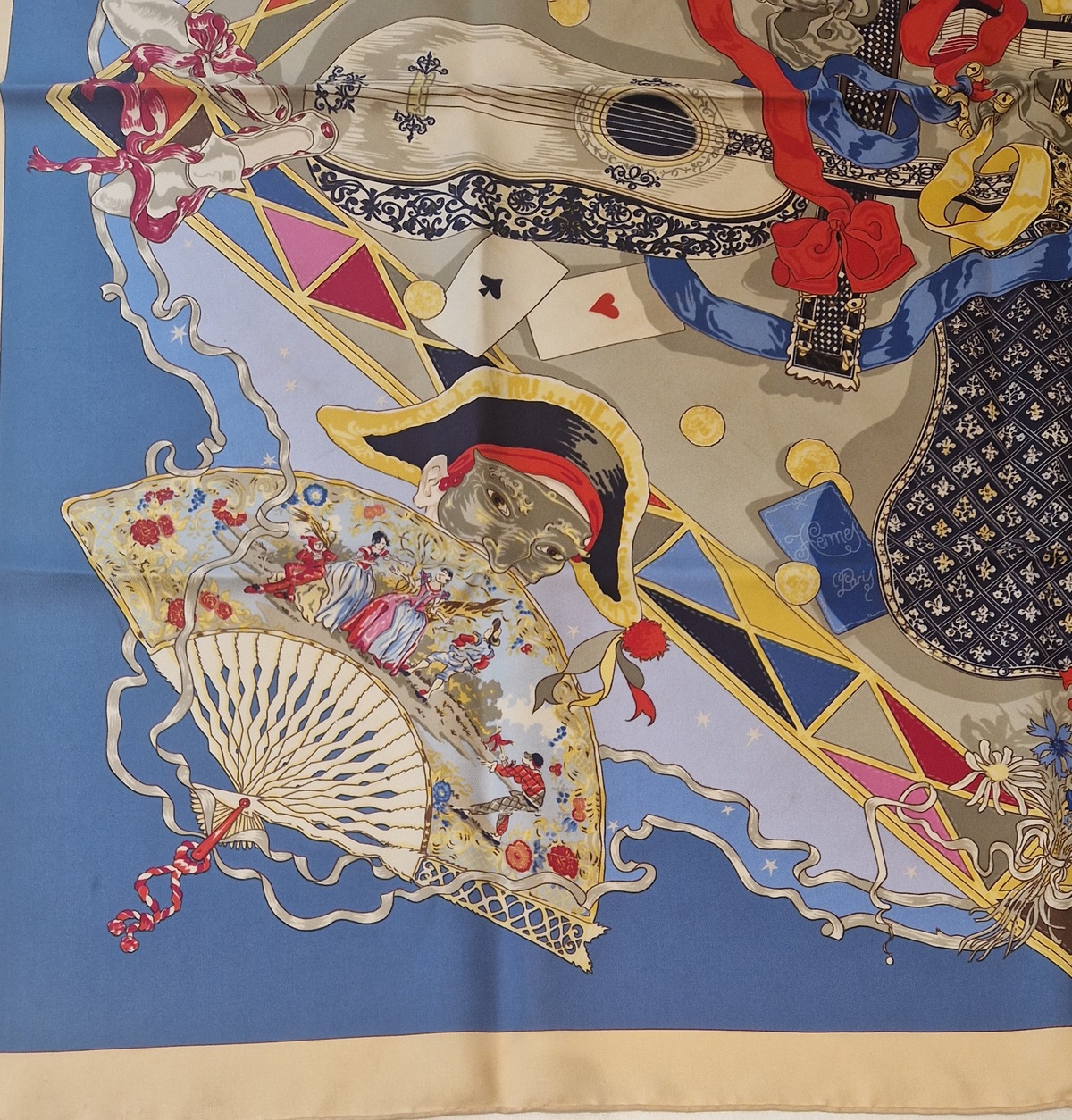 carré hermès au clair de la lune par sandra laroche