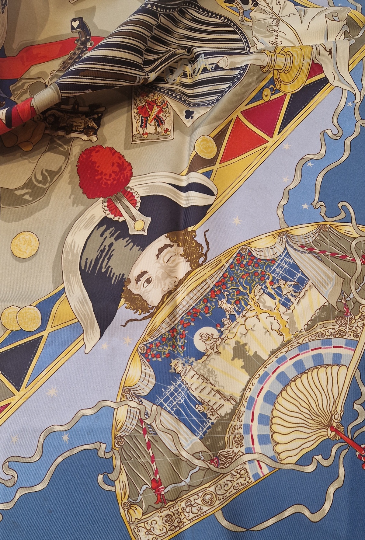 carré hermès au clair de la lune par sandra laroche