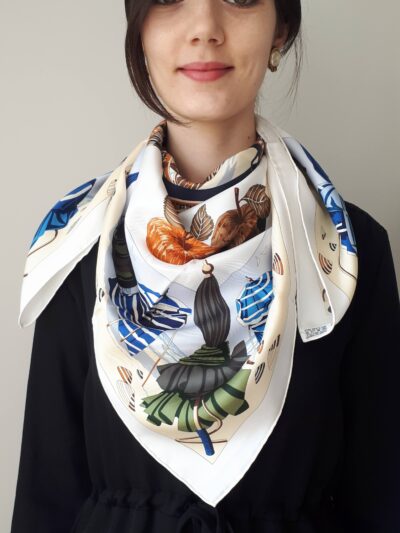 carré hermès charme des plages normandes