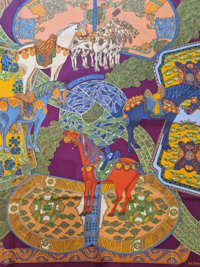 Édité en 1991, le carré L’Art des Steppes dessiné par Annie Faivre