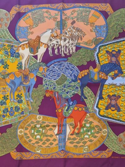 Édité en 1991, le carré L’Art des Steppes dessiné par Annie Faivre