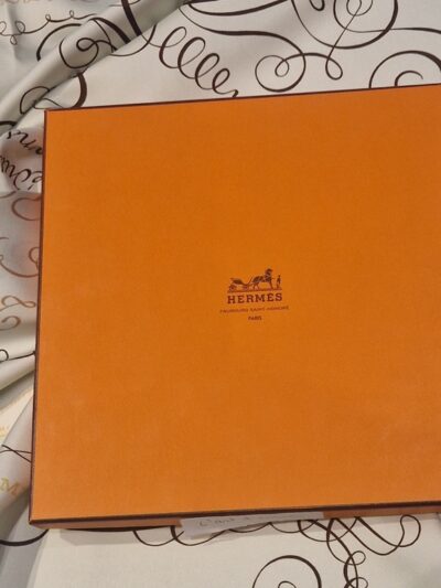 Carré Hermès L’Art d'écrire dans sa boîte